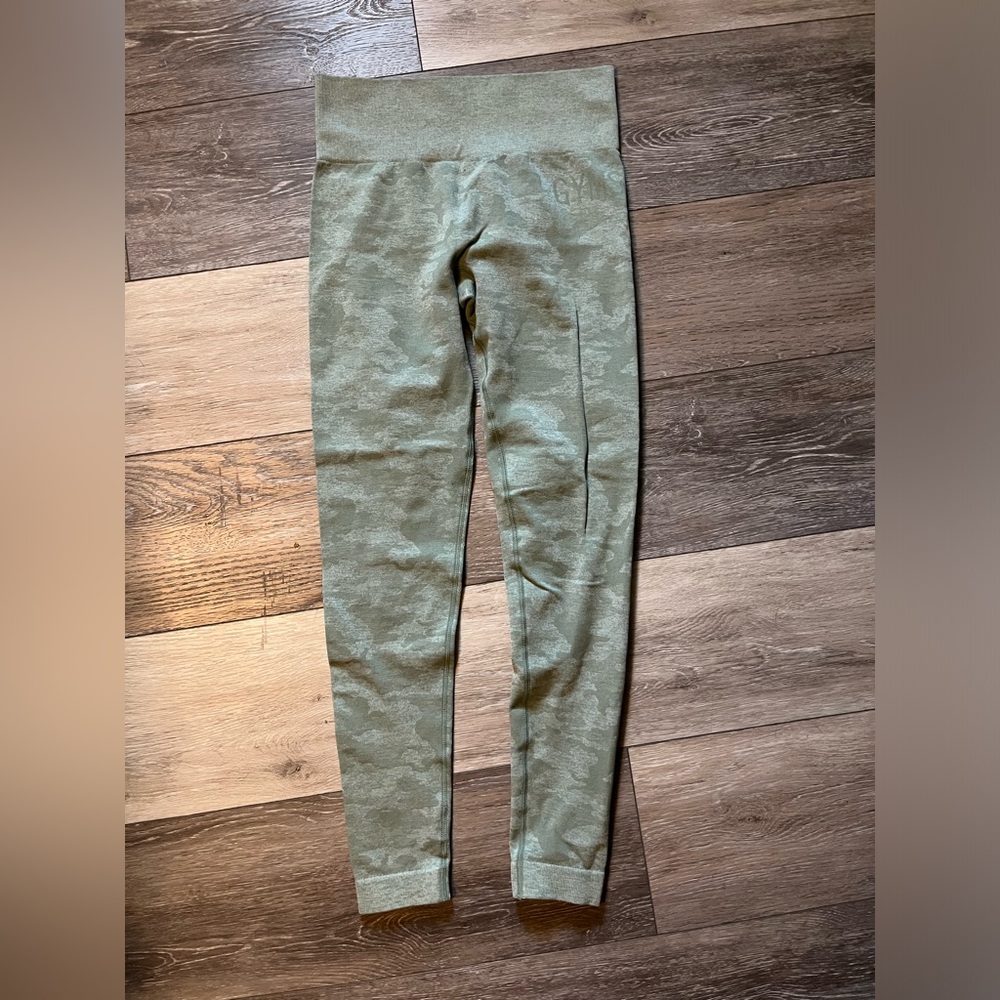 Seamless Camo Gym-Shark Leggings